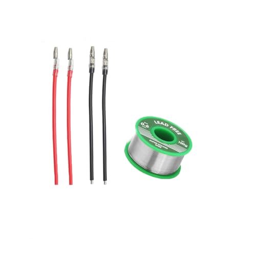 Hobbypark RC Brushed Motor 16AWG 4.0mm Bullet Connector Extension Cable Set for Best RC Truck Under 150