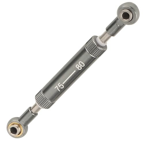 RZXYLRC Adjustable 75 100mm Steering Link Rod Panhard Bar Servo Linkage for 1 10 RC Crawler Axial SCX10 90046 Tamiya CC02 HSP TRX4 Optimized for RC Servo Power Consumption