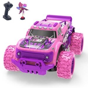Kamaz RC Truck 2.4GHz High Speed Remote Control Car for Kids Durable Off Road Racing Toy with LED Lights