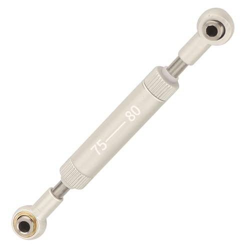 RZXYLRC Adjustable 75 100mm Steering Link Rod Panhard Bar Servo Linkage for 1/10 RC Crawler Axial SCX10 90046 Tamiya CC02 HSP TRX4 Silver 75 80mm 120mm RC Crawler Shocks