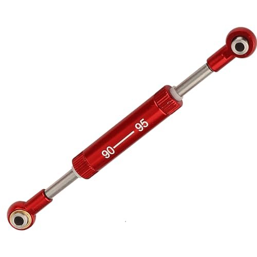 RZXYLRC Adjustable Steering Link Rod Panhard Bar Servo Linkage 75 100mm for 1/10 RC Crawler Axial SCX10 90046 Tamiya CC02 HSP TRX4 Best RC Crawler Shocks