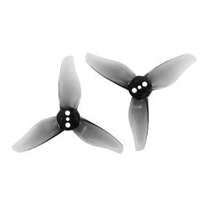 Gemfan 2023 3 Blade 2 Inch Propellers Set of 8 Clear Gray 5mm for Mobula8