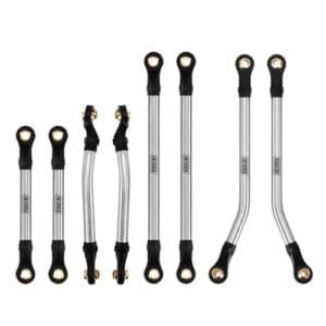 INJORA Stainless Steel High Clearance Chassis Links Set for 1 18 RC Crawler TRX4M High Trail K10 F150 41g Set Perfect for RC Crawler Chassis Plans