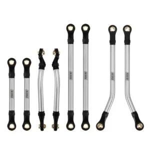 INJORA Stainless Steel High Clearance Chassis Links Set for 1/18 RC Crawler TRX4M High Trail K10 F150 41g Set Perfect for RC Crawler Chassis Plans