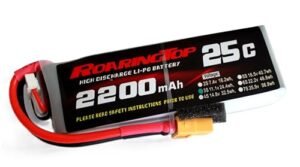 RoaringTop Revolution Forge RC Truck LiPo Battery Pack 25C 2200mAh 3S 11.1V with XT60 Plug