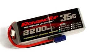 RoaringTop LiPo Battery Pack 35C 2200mAh 4S 14.8V with EC3 Plug for Freightliner Cascadia RC Truck and Other RC Vehicles