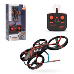 Sharper Image X Treme Aero Mini Drone Small Outdoor RC Helicopter with 2.4 GHz Remote Control for Kids and Adults