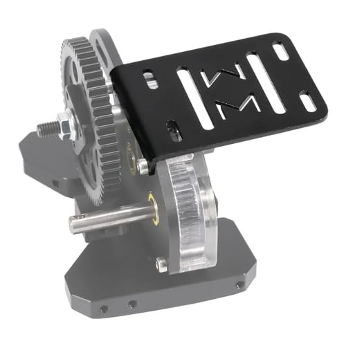 AMK 1/10 RC Crawler Comp Chassis CNC Aluminum Accessory Tray Electronic Battery ESC Holder for 2Low Transmission LCG Upgrades Black