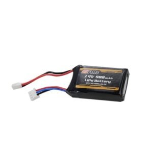 Phywess RC Cars Parts Lipo Battery 2S 7.4V 900mAh Compatible with FCX18 1/18 Land Cruiser 80 K10 Hummer EV LC80 Brushless