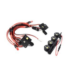 JOYSOG Trx4m k10 Light Kit for AWS RC Car Upgrade Parts RC Roof Lights and Front Rear LED Light for Traxxas 1/18 Trx4m K10 RC Crawler Car