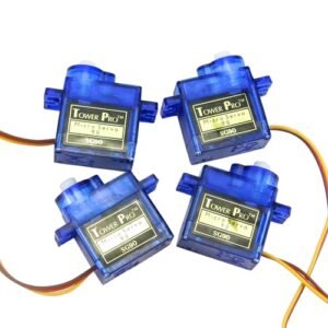 PUSLAKO 4PCS SG90 9g Micro Servo Motor Kit for Raspberry Pi RC Helicopter Airplane Car Boat Robot Controls