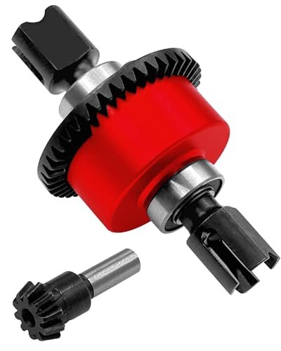 Rcarmumb 43T Differential Active with 10T Input Gear Upgrades Part for Arrm a 1/7 Fireteam Mojave 1/8 Karton Notorious Outcast Talion Metal Diff Set Hops Up Replace ARA310957 Red Do You Need a License for RC Planes