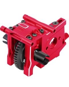 Omega Fuel RC 50T Differential Slipper Center Differential Mount Cover Motor Mount Upgrade Set for Arrm a 1/8 Kraton 6S Typhon 6S Outcast 6S Talion 6S Red