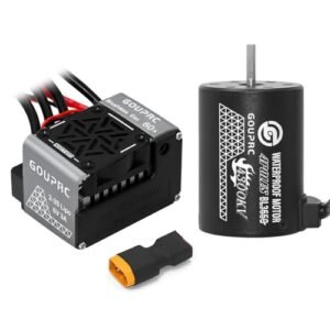 GOUPRC S3650 4300KV Brushless Motor with 60A ESC Combo Set for 1/5 RC Truck Electric
