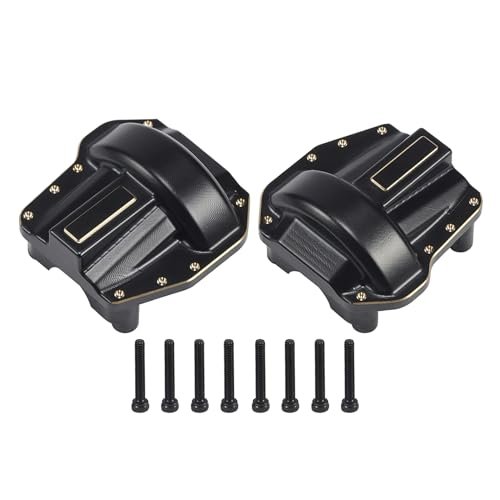 AMK SCX10 III Brass Diff Cover Set 76g for RC Crawler Spare Tire Cover Upgrade Front Rear Axial SCX10 Pro UTB10 AR45P