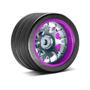 OGRC Aluminum Steering Wheel Remote Hand Wheel with Brake Disc Caliper Compatible with Lexus RC 350 Flysky NB4 FUTABA SANWA WFLY X9 Transmitter Purple