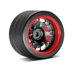 OGRC Lexus RC F Steering Wheel Aluminum Alloy Remote Control Hand Wheel with Brake Disc Caliper for Flysky NB4 FUTABA SANWA WFLY X9 Transmitter Red