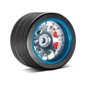 OGRC SWI RC Steering Wheel Interface Aluminum Hand Wheel Remote with Brake Disc Caliper for Flysky NB4 FUTABA SANWA WFLY X9 Transmitter Blue