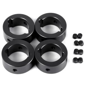 AXSPEED 7075 Aluminum Drive Cup Reinforced Ring Differential Joint Cup Sleeve for 1/5 RC Trophy Truck X MAXX 6S 8S XRT 8S Black