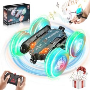 RC Willey Sacramento Warehouse Exclusive 2023 Upgraded 2.4GHz RC Stunt Car Toy with Double-Sided 360 Flips and 4WD for Kids Boys Girls