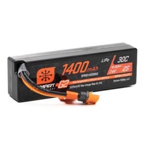 Spektrum SMART 1400mAh 2S 7.4V LiPo Battery for RC Smart Jet with IC2 Connector SPMX142S30H2
