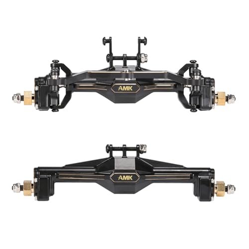 AMK TRX4M Brass Axles Heavy Duty Upgrade for 1/18 RC Crawler Including RC Bismarck Battleship Models