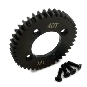 Lexus RC 350 All Black Hard Steel Center Differential Spur Gear 40T 1M for Team Losi Tenacity All LOS232025