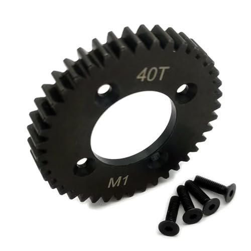 Lexus RC 350 All Black Hard Steel Center Differential Spur Gear 40T 1M for Team Losi Tenacity All LOS232025