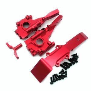 Traxxas 1/16 Mini E Revo Slash Summit Aluminum Front Bulkhead Gear Box and Skidplate Red 7030X 7043 7037 Perfect for RC Airplane Field Box Plans