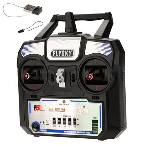 Sunydog FS i4 AFHDS 2A 2.4GHz 4CH Radio System Transmitter and Receiver for Chameleon RC Helicopter
