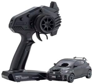 Kyosho America MINI Z AWD Toyota GRMN Yaris Circuit Package Gunmetallic RC Car
