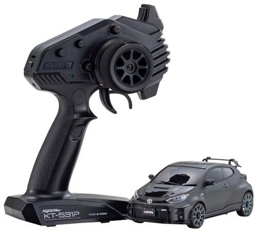 Kyosho America MINI Z AWD Toyota GRMN Yaris Circuit Package Gunmetallic RC Car