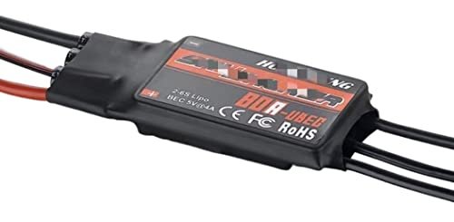 RCMOY 15A 20A 30A 40A 50A 60A 80A ESC Speed Controller with UBEC for RC Airplanes Helicopter Compatible with FG RC Germany Hobbywing Skywalker Drone Parts