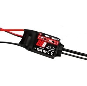 for RCMOY 15A 20A 30A 40A 50A 60A 80A ESC Speed Controller with UBEC for RC Airplanes Helicopter Compatible for Hobbywing for Skywalker (Drone Parts) (Color : 20A)