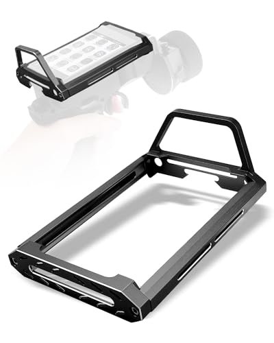 QAGGUM Aluminum Alloy Transmitter Protector Frame for Flysky Noble NB4 Pro NB4 Lite NB4 Ideal for Alternative Fuel for Nitro RC Car Enthusiasts