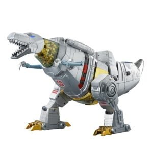 Robosen RC Motorcycle Transformer Grimlock Flagship Edition Auto Transforming Robot with Remote App Control and Voice Interaction