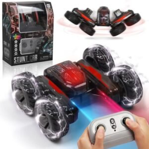 SkyMaster Pro Best RC Plane Trainer with Dual Motors and LED Lights for Beginners and Experts