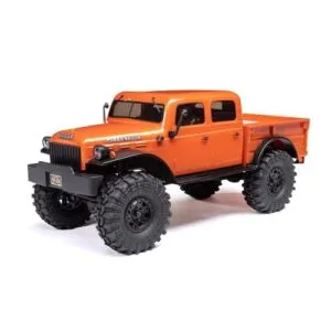 Axial SCX24 40s 4 Door Dodge Power Wagon RC Truck 1/24 Scale 4WD Ready to Run Orange AXI00007T1