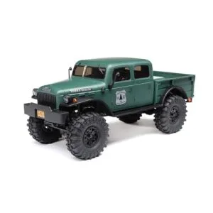 Axial SCX24 1/24 Scale Dodge Power Wagon Green RC Truck 4 Wheel Drive Ready to Run