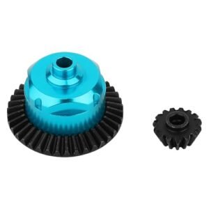 RZXYLRC Metal Differential Gear Set Carson RC Car Parts for Tamiya TT02 TT02B 1 10 Scale RC Toys Car Upgrade Blue
