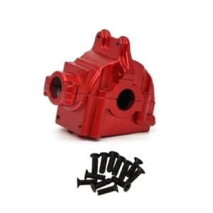 Oisunt Aluminium Differential Case Part Upgrade for WLtoys 1 14 RC Bulldozer 144001 144010 124016 124017 124018 124019 Metal Gear Box Shell Red