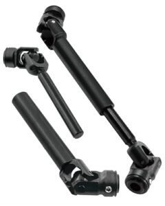 RCHuiWow Network RC Universal Drive Shaft 85 122MM Harden Steel 45 RC Driveshafts 2PCS Black for 1 10 Axial SCX10 II Redcat D90 Gen7 Pro GEN8 RC4WD