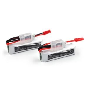 elxjar 2 Pack 7.4V 400mAh 2S Li Po Battery with JST Connector for Sandy Land RC Car WLtoys K969 K989 K999 P929 P939 Titan HPA 2V