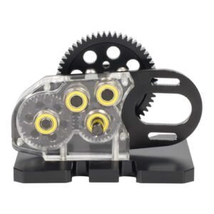 JOYSOG SCX10 LCG 2 Low Transmission 30 Overdrive Gearbox Non Slip Shell for 1/10 Axial SCX10 III II TRX4 RC Crawler Car Upgrade Parts Black flopack rc