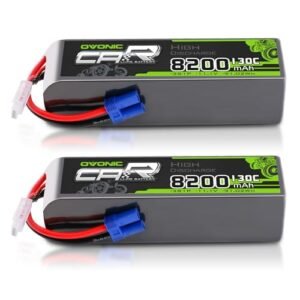 OVONIC 3S LiPo Battery 8200mAh 11.1V 130C RC Battery with EC5 Connector Perfect for RC Willey Kitchen Island Projects 2 Pack