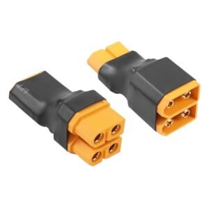 YACSEJAO RC XT60 Series Connector for German Bismarck Military Battleship 1 360 RC 28 Models XT60 1 to 2 Parallel Battery Connector