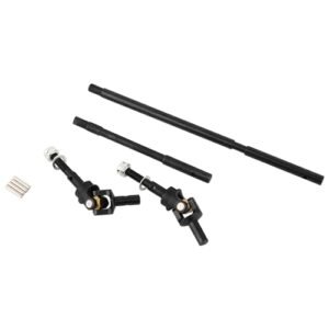 RZXYLRC Hard Steel Front Rear Portal Axle CVD Shaft Upgrade Part for 1/10 RC Crawler Axial Wraith 90018 RR10 AX10 Perfect for RC Willey Employee Portal Enthusiasts