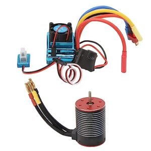 Okuyonic 3650 Brushless Motor 120A ESC Combo with RC Car Body Shells High Performance Upgrade Kit 5200KV