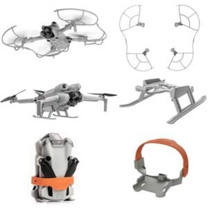 Coyktonty DJI Mini 4 Pro Propeller Guard Protector Landing Gear Propeller Holder 3 Piece Set