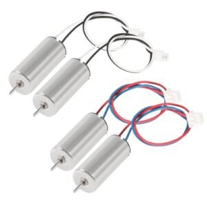4PCS 615 Coreless Brushed RC Blimp Motors 6x15mm 19000KV Mini DC Motor with JST 1.25 Connector